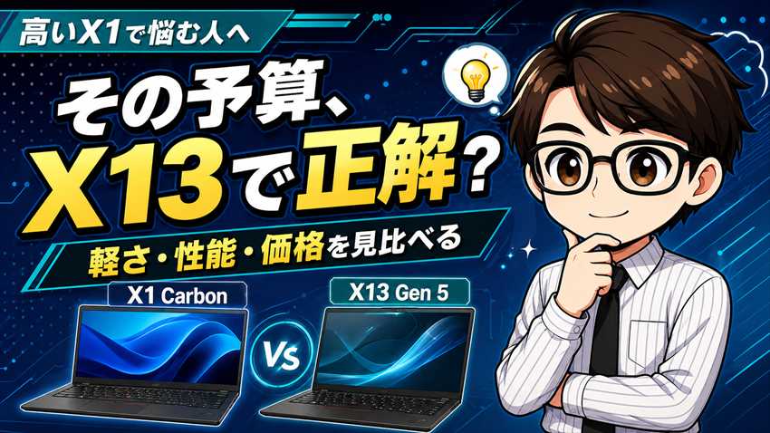 ThinkPad X13 Gen6 比較